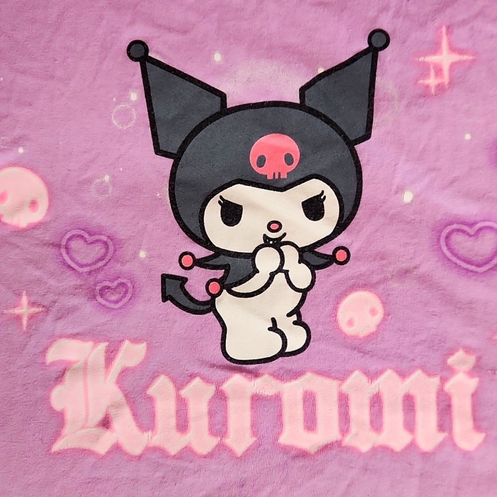 Kuromi Lavender Graphic T- shirt - Picture 3 of 4